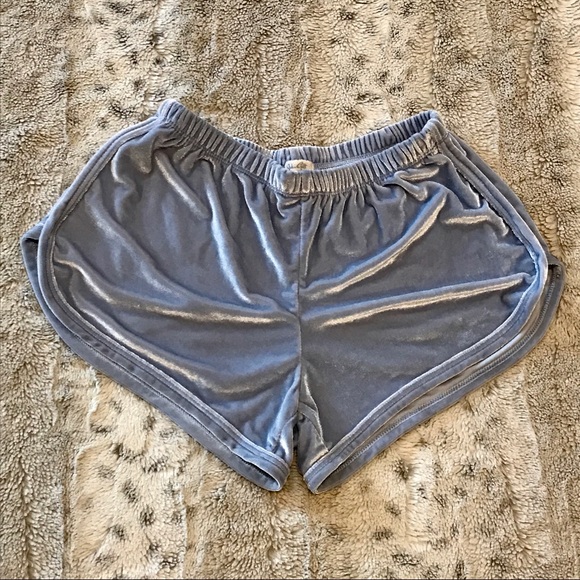 pacsun velvet shorts